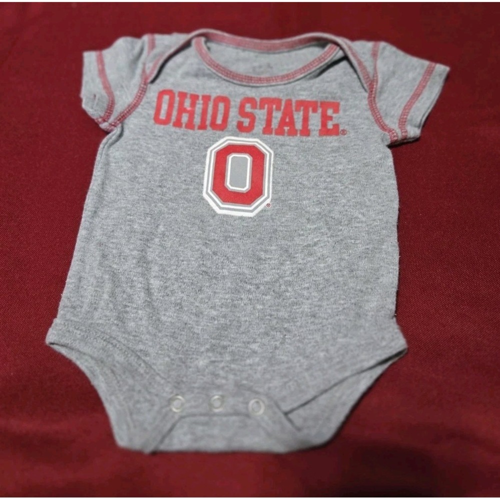 Ohio State University Baby One Piece Size 0-3 Months Buckeyes